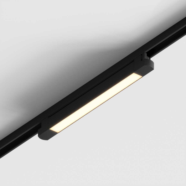 Трековый линейный светильник Hesby Lighting Skylite Однофазный 477мм-3000К, чёрный HSBL_0021 Трековый линейный светильник Hesby Lighting Skylite Однофазный 477мм-3000К, чёрный HSBL_0021