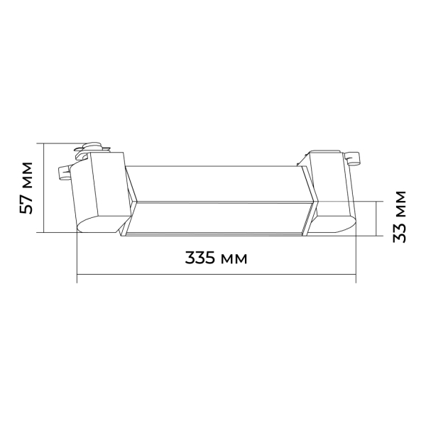 Трековый светодиодный светильник Apeyron 25-10
