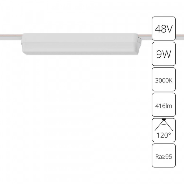Трековый светодиодный светильник Arte Lamp Rapid A1153PL-1WH Трековый светодиодный светильник Arte Lamp Rapid A1153PL-1WH