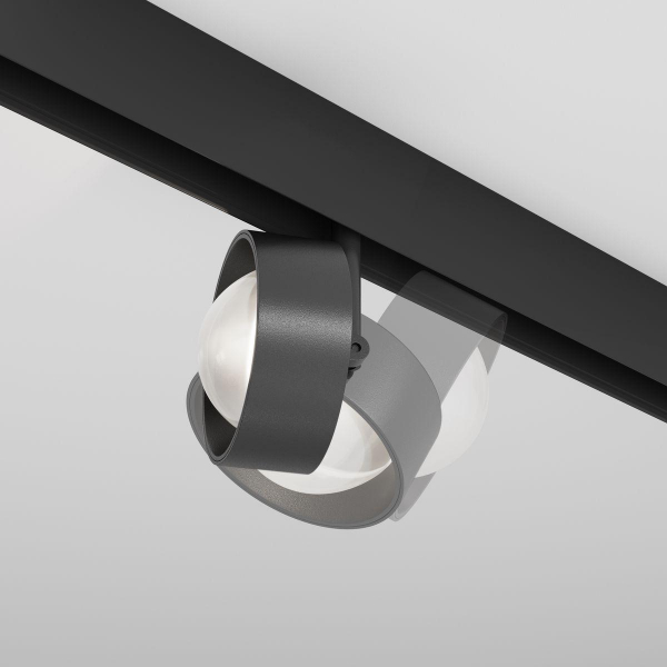 Трековый светодиодный светильник Maytoni Technical Exility Lens TR217-2-15W4K-B Трековый светодиодный светильник Maytoni Technical Exility Lens TR217-2-15W4K-B