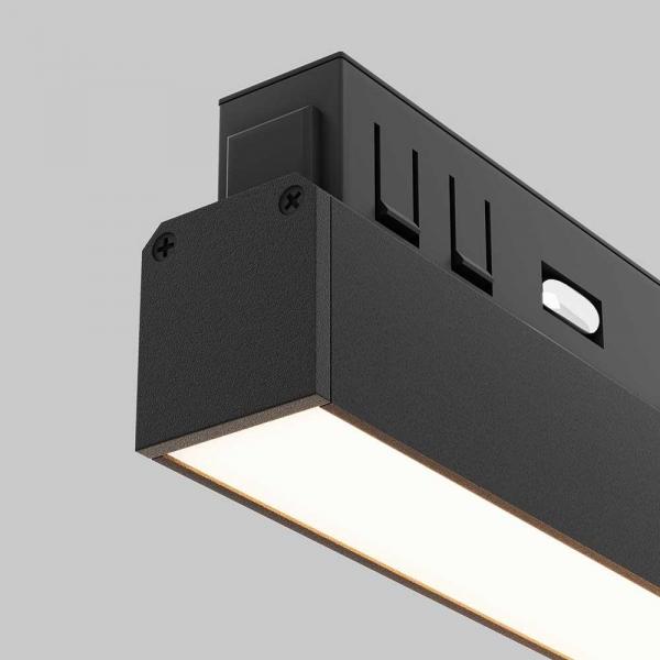Трековый светодиодный светильник Maytoni Technical Magnetic Exility Basis TR102-24W3K-B Трековый светодиодный светильник Maytoni Technical Magnetic Exility Basis TR102-24W3K-B