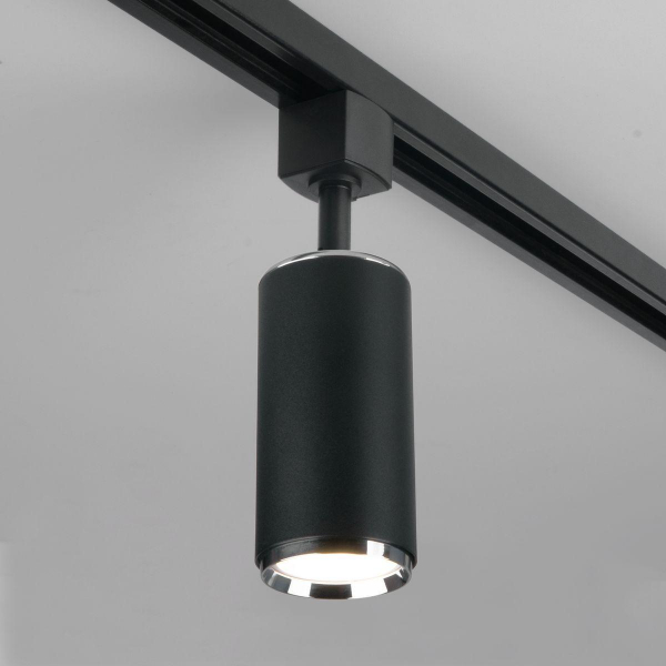 Трековый светильник Elektrostandard Svit GU10 черный/хром MRL 1013 a048166 Трековый светильник Elektrostandard Svit GU10 черный/хром MRL 1013 a048166