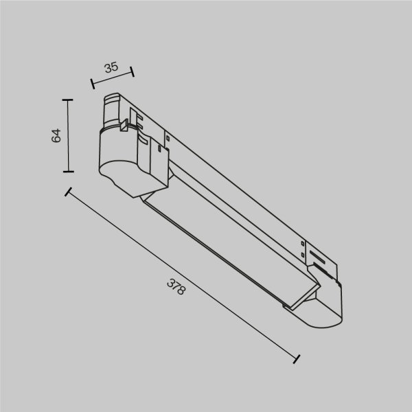 Трековый светильник Maytoni Technical TR196-3-10W4K-B