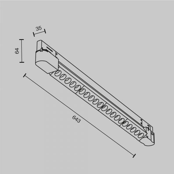 Трековый светильник Maytoni Technical TR195-3-20W2.7K-M-W Трековый светильник Maytoni Technical TR195-3-20W2.7K-M-W
