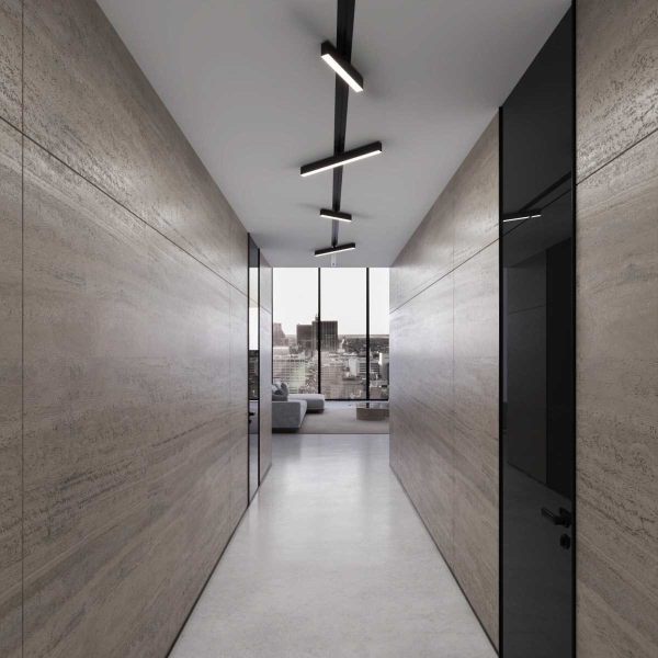 Трековый светодиодный светильник Elektrostandard X-Line черный матовый 20W 4200K LTB54 a052445