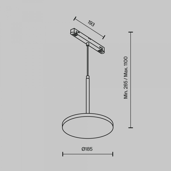 Трековый светодиодный светильник Maytoni Technical Magnetic Exility Plato TR123-4-15W-DS-B Трековый светодиодный светильник Maytoni Technical Magnetic Exility Plato TR123-4-15W-DS-B
