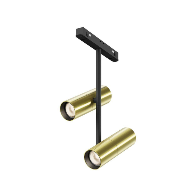 Трековый светодиодный светильник Maytoni Technical Magnetic Exility Elti Duo TR005-4-2X12W-DS-BBS Трековый светодиодный светильник Maytoni Technical Magnetic Exility Elti Duo TR005-4-2X12W-DS-BBS