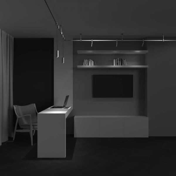 Трековый светильник Maytoni Technical TR157-1-12W4K-PT