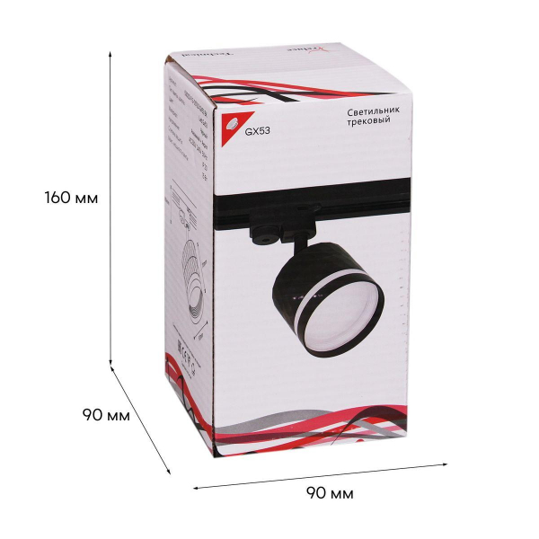 Трековый светильник Reluce 53002-9.3-001LD GX53 BK Трековый светильник Reluce 53002-9.3-001LD GX53 BK