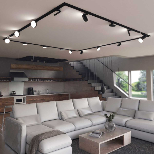 Трековый светодиодный светильник Elektrostandard Pila 85078/01 черный a056103