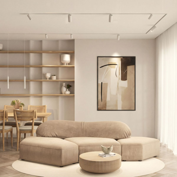 Трековый светодиодный светильник Denkirs Simple Spot DK8110-WH