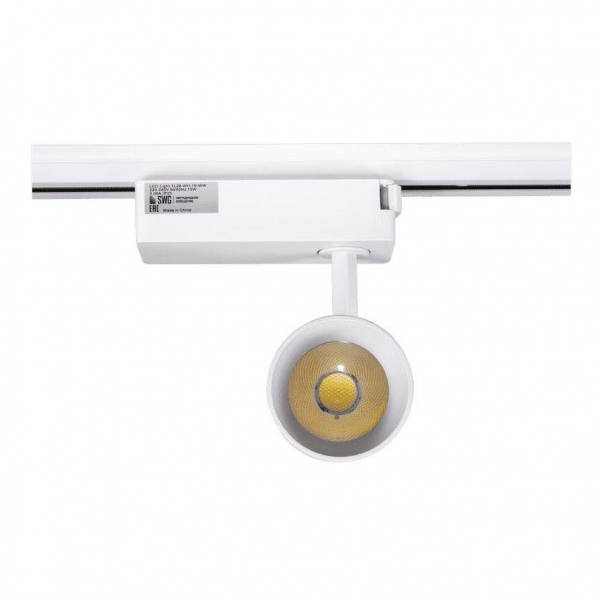 Трековый светодиодный светильник SWG TL28-WH-10-NW 005724 Трековый светодиодный светильник SWG TL28-WH-10-NW 005724