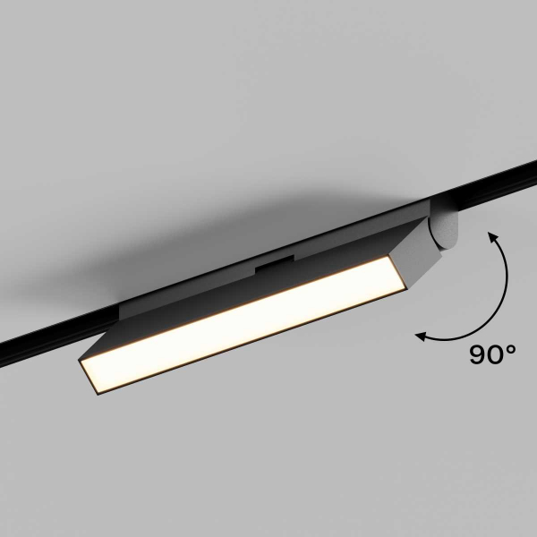 Трековый линейный светильник Hesby Lighting ElDeko, 12Вт-3000К, чёрный HSBL_0083