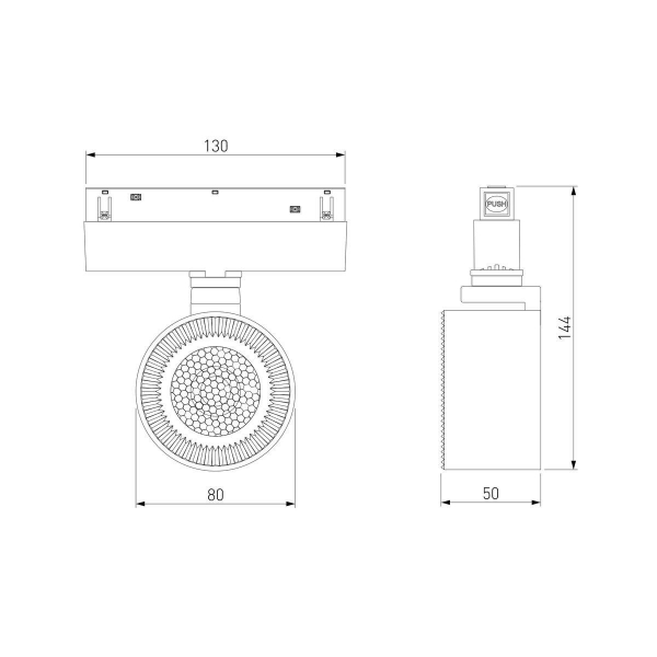 Трековый светодиодный светильник Elektrostandard Slim Magnetic Stens 85198/01 a066699 Трековый светодиодный светильник Elektrostandard Slim Magnetic Stens 85198/01 a066699