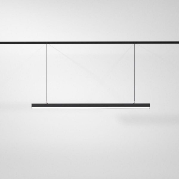 Подвесной трековый светодиодный светильник Elektrostandard Slim Magnetic Milo 85105/01 30W 4000K черный a064802 Подвесной трековый светодиодный светильник Elektrostandard Slim Magnetic Milo 85105/01 30W 4000K черный a064802