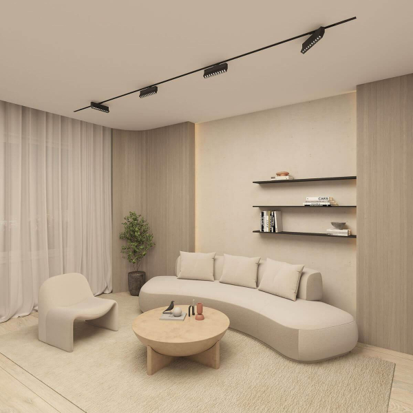 Трековый светодиодный светильник Denkirs Edder DK6646-BK Трековый светодиодный светильник Denkirs Edder DK6646-BK