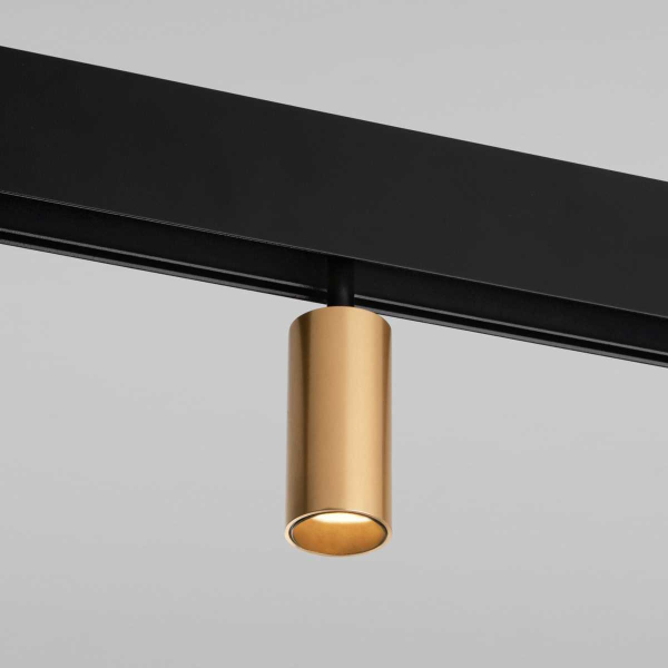 Трековый светодиодный светильник Elektrostandard Slim Magnetic Dim Cantors 85071/01 латунь a063531