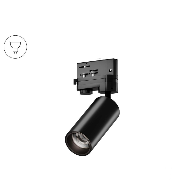 Трековый светильник 6063 Trunk TR4 (RAL9005/D55 — GU10) 0720401 Трековый светильник 6063 Trunk TR4 (RAL9005/D55 — GU10) 0720401