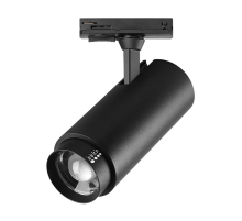 Светильник светодиодный трековый профессиональный с выбором мощности, цветовой температуры и угла освещения д/трековых систем BARRA Fuoco P+CCT Lights