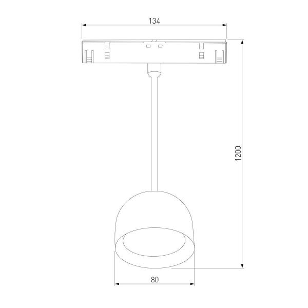 Трековый светодиодный светильник Elektrostandard Slim Magnetic Uno 85126/01 a065481 Трековый светодиодный светильник Elektrostandard Slim Magnetic Uno 85126/01 a065481