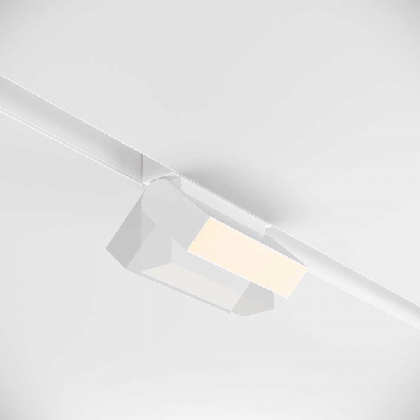 Трековый светодиодный светильник Maytoni Technical Basis Rot TR075-2-10W3K-W Трековый светодиодный светильник Maytoni Technical Basis Rot TR075-2-10W3K-W