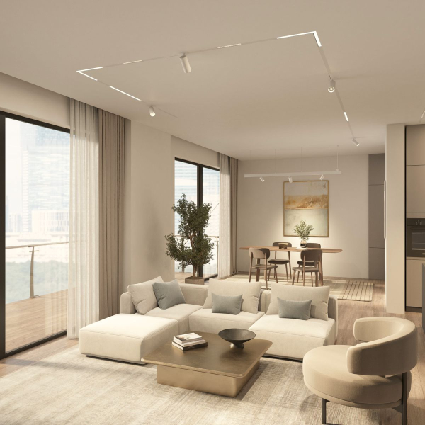 Трековый светодиодный светильник Denkirs Simple Linear DK8103-WH