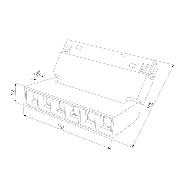 Трековый светодиодный светильник Elektrostandard Slim Magnetic 85194/01 a066586 Трековый светодиодный светильник Elektrostandard Slim Magnetic 85194/01 a066586