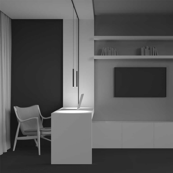 Трековый подвесной светильник Maytoni Technical Skim TR191-1-3W4K-M-B Трековый подвесной светильник Maytoni Technical Skim TR191-1-3W4K-M-B