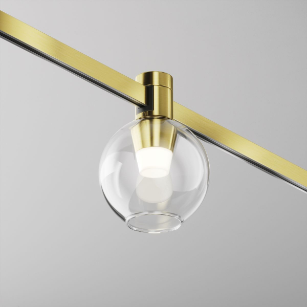 Трековый светодиодный светильник Maytoni Flarity Bubble TR148-1-3W4K-BS Трековый светодиодный светильник Maytoni Flarity Bubble TR148-1-3W4K-BS