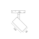 Трековый светильник Lightstar Uno Cct 209506CCT