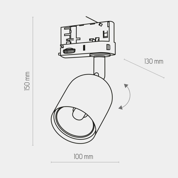 Трековый светильник TK Lighting 6057 Tracer Трековый светильник TK Lighting 6057 Tracer