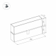 Трековый светодиодный светильник для магнитного шинопровода Arlight Mag-Flat-Fold-45-S205-6W Day4000 026988