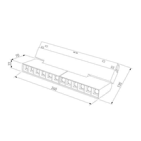 Трековый светодиодный светильник Elektrostandard Slim Magnetic Mobi 85191/01 a066540 Трековый светодиодный светильник Elektrostandard Slim Magnetic Mobi 85191/01 a066540
