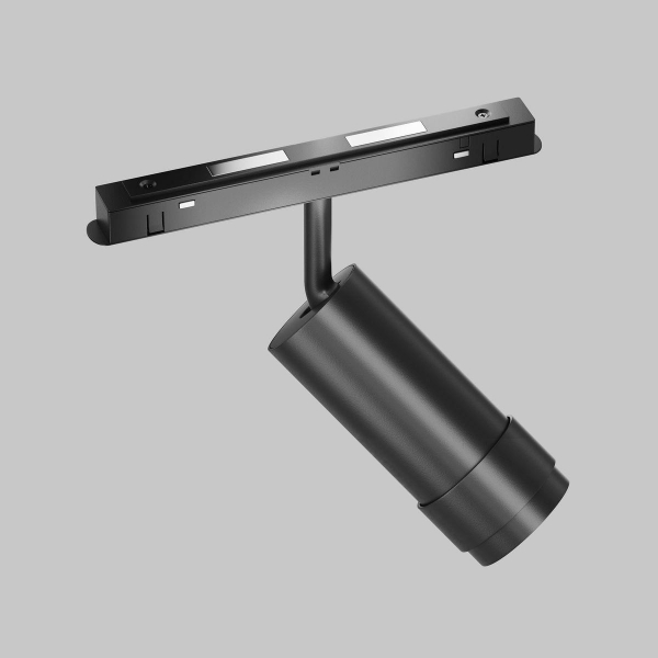 Трековый светодиодный светильник Maytoni Technical Magnetic Exility Focus Zoom TR212-1-12WTW-DS-Z-B Трековый светодиодный светильник Maytoni Technical Magnetic Exility Focus Zoom TR212-1-12WTW-DS-Z-B