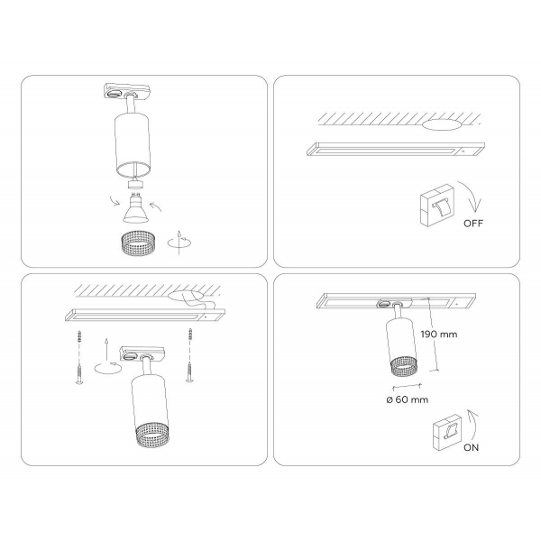Трековый светильник Ambrella light Track System GL5162 Трековый светильник Ambrella light Track System GL5162