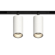 GRAFFIT Трековый светильник TWIN-SPOT LED 48В 2x6Вт 4000К CRI90 15° NO-DIM белый песок