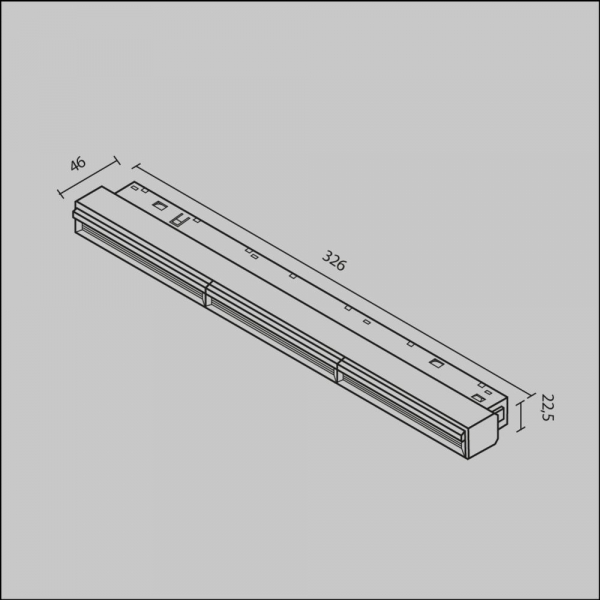 Трековый светодиодный светильник Maytoni Technical Magnetic Exility Parete TR106-2-18W3K-B Трековый светодиодный светильник Maytoni Technical Magnetic Exility Parete TR106-2-18W3K-B