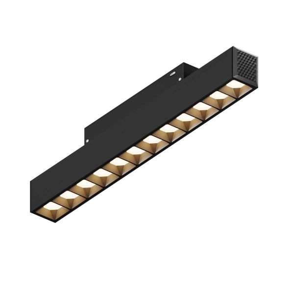 Трековый линейный светильник направленного света Hesby Lighting ElDeko 220мм-3000К, 12Вт, черный HSBL_0146 Трековый линейный светильник направленного света Hesby Lighting ElDeko 220мм-3000К, 12Вт, черный HSBL_0146