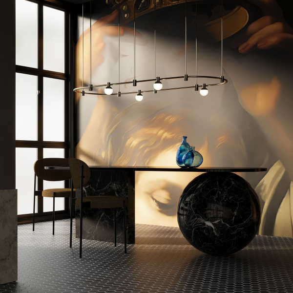 Трековый светодиодный светильник Maytoni Flarity Luna TR149-1-5W4K-B