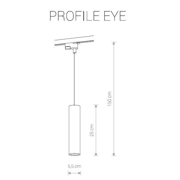 Трековый светильник Nowodvorski Profile Eye 9338 Трековый светильник Nowodvorski Profile Eye 9338