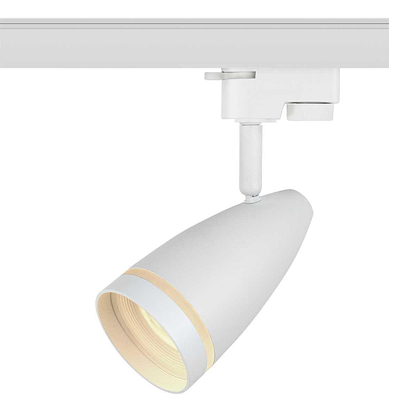 Трековый светильник однофазный ЭРА Taper TR49-GU10 WH Б0054161