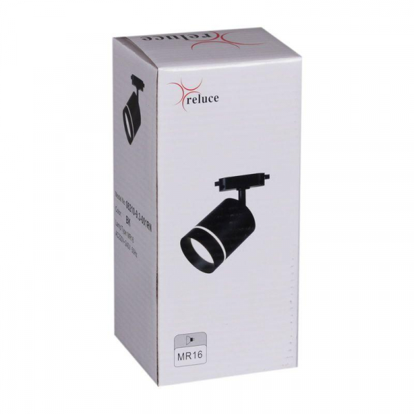 Трековый светильник Reluce 06210-9.3-001RN MR16 BK Трековый светильник Reluce 06210-9.3-001RN MR16 BK