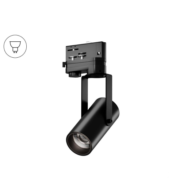 Трековый светильник 6063 Trunk Clip TR4 (RAL9005/D55 — GU10) 0720502 Трековый светильник 6063 Trunk Clip TR4 (RAL9005/D55 — GU10) 0720502