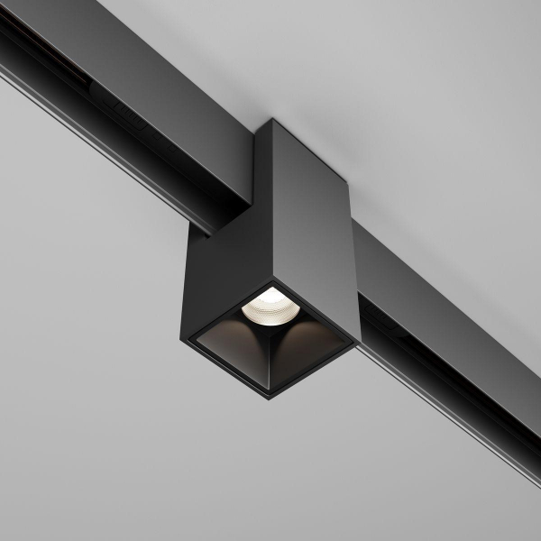 Трековый светодиодный светильник Maytoni Technical Magnetic Exility Alfa TR121-2-7W4K-B Трековый светодиодный светильник Maytoni Technical Magnetic Exility Alfa TR121-2-7W4K-B