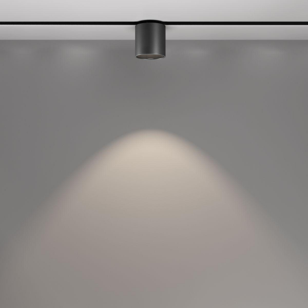 Трековый светодиодный светильник Maytoni Technical Magnetic Exility Alfa S TR132-2-7W4K-B Трековый светодиодный светильник Maytoni Technical Magnetic Exility Alfa S TR132-2-7W4K-B