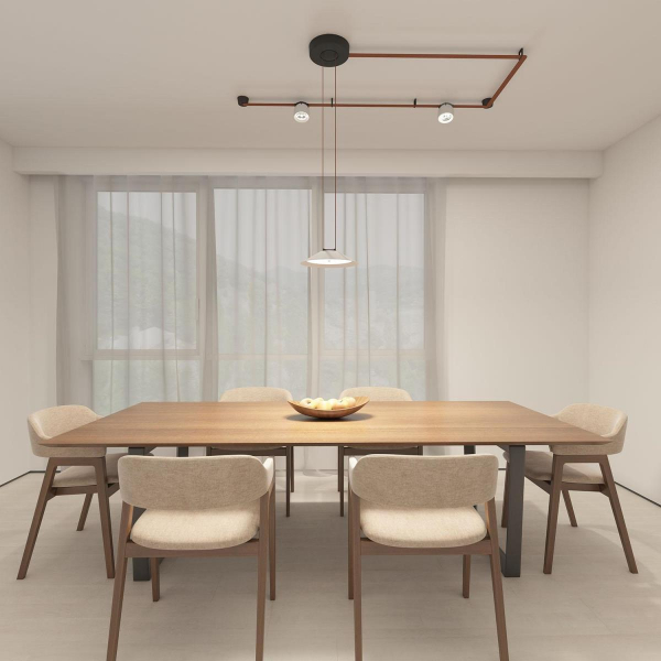 Трековый светильник Denkirs DK5541-WH+BK Трековый светильник Denkirs DK5541-WH+BK
