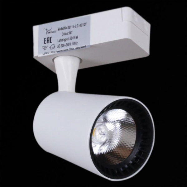 Трековый светильник Reluce 06115-9.3-001QY LED15W WT Трековый светильник Reluce 06115-9.3-001QY LED15W WT