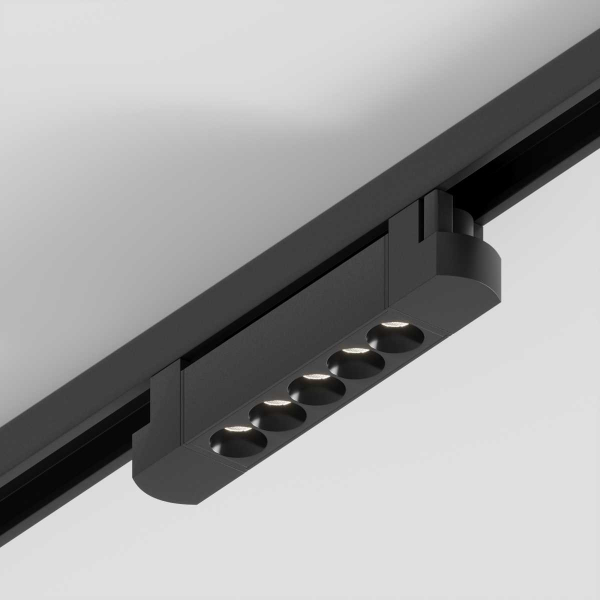 Трековый линейный светильник направленного света Hesby Lighting Skylite Однофазный,213мм- 4000К, чёрный HSBL_0022 Трековый линейный светильник направленного света Hesby Lighting Skylite Однофазный,213мм- 4000К, чёрный HSBL_0022