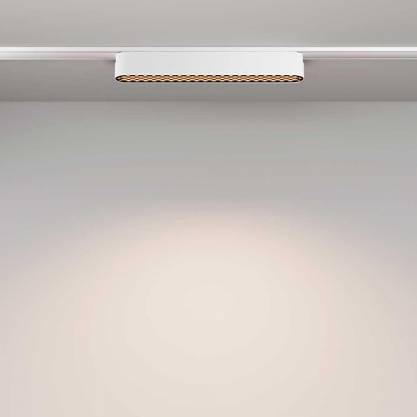 Трековый светодиодный светильник Maytoni Technical Radity Basis Grid TR084-1-12W4K-W Трековый светодиодный светильник Maytoni Technical Radity Basis Grid TR084-1-12W4K-W