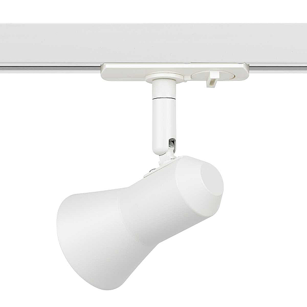 Трековый светильник однофазный ЭРА Taper TR37-GU10 WH Б0053303